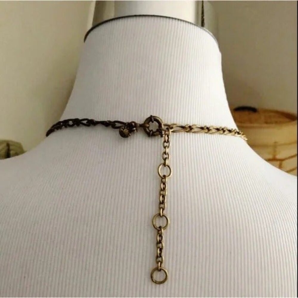 J. Crew Rectangle Color Block Accent Necklace - image 3